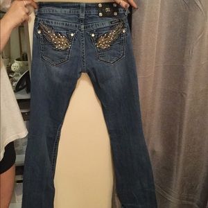 Size 26 Miss Me Boot cut jeans